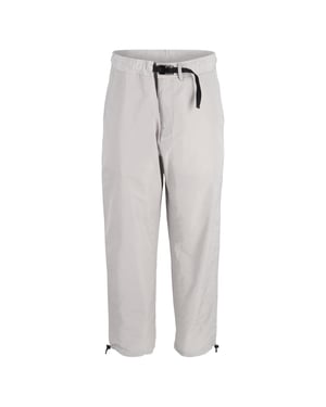 Dior Buckled Cargo Pants with Drawstring Hem in Grey Cotton
