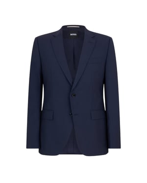 Boss Heren Colbert met Revers (Blauw)