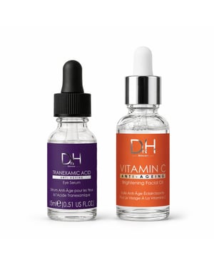 Dr H Brightening Anti-Ageing Eye & Facial Care Kit for Fine Lines, Wrinkles, Brightening