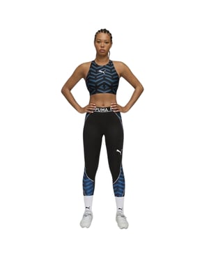 Puma Dames Individualblaze Eversculpt sportbeha (ZWART/BLAUW)