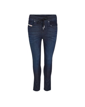 Diesel Dames Gewassen Denim Tailored Jeans (Blauw Denim)