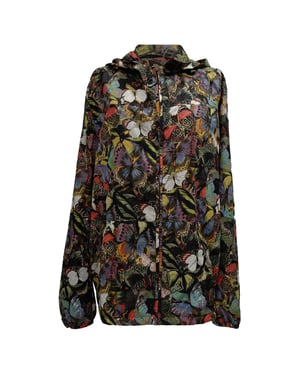 Valentino Garavani Camubutterfly-mönstrad vindjacka i flerfärgad polyester