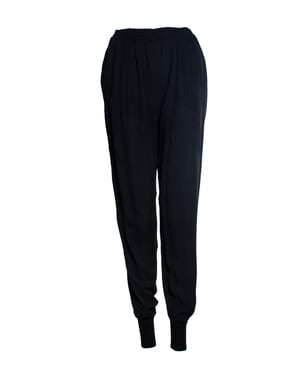 Stella McCartney, black sporty sheer pantalon