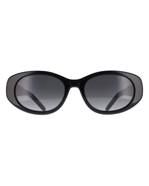 Hugo Boss Oval Womens Black Dark Grey Gradient BOSS 1859/G/S