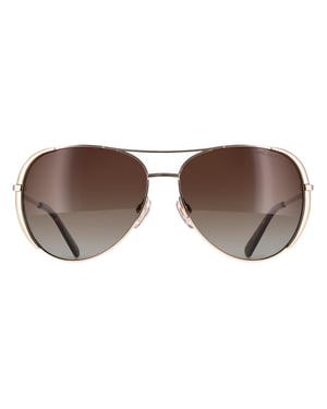 Marc Jacobs Aviator Womens Gold Brown Brown Gradient Polarized MARC 686/S