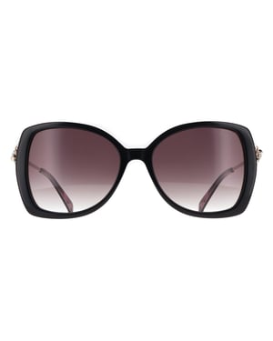 Ted Baker Butterfly Womens Gloss Solid Black Dark Grey Gradient TB1773 Vallie