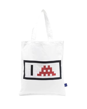 Space Invaders-logotyp Shoppingväska