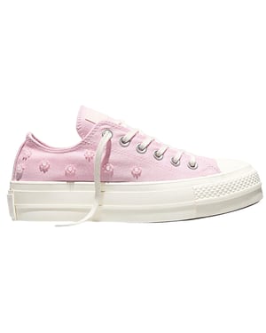 Converse Chuck Taylor Canvas-plattformskor för dam och dam (Bloom)