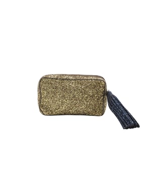 Anya Hindmarch Twinkle Clutch in goudkleurige glitter