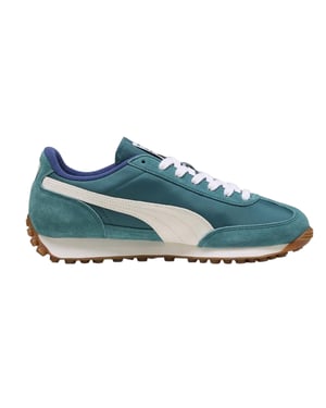 Puma Heren Easy Rider Vintage Leren Lage Sneakers (Emerald/Wit)