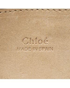 Chloé Kalfsleer Suède Faye Kleine Schoudertas