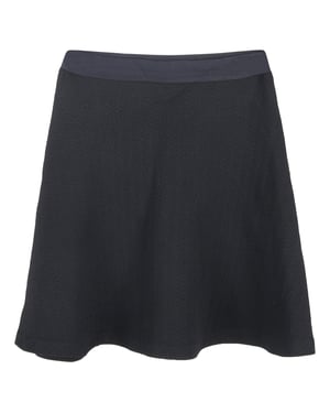 Sandro minirok met textuur en A-lijn model in zwart polyester
