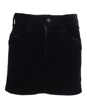 Isabel Marant minirok van zwart fluweel