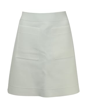 Sandro Paris Elanna Ponte minirok in witte viscose