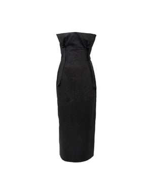 Yohji Yamamoto strapless jurk - jaren '90