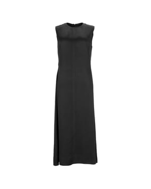 Joseph maxi-jurk in zwarte viscose