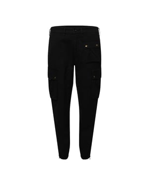 Men's Belstaff Trialmaster Cargo Trousers in Black
