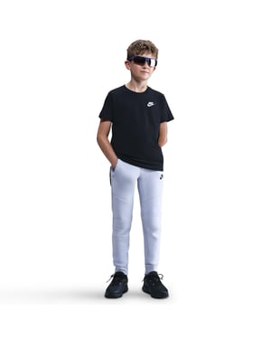 Boys Nike Tech Fleece Big Kids Pants in Ghost/Black/Bla