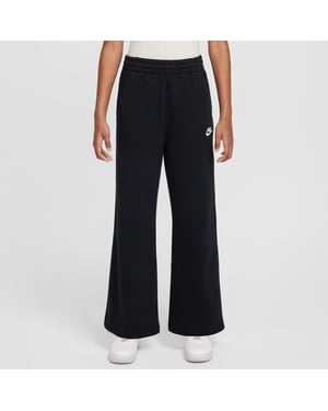 Girls Nike G Nsw Clb Flc W Jn99 in Black/Black/Whi