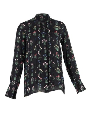 Valentino Garavani blouse van zijde met bloemenprint