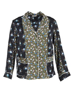 Sandro Paris Noisette blouse met bloemenprint in veelkleurige viscose