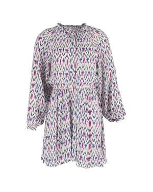 Isabel Marant Étoile Amandine mini-jurk met print in veelkleurige viscose