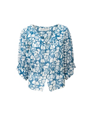 Stella McCartney Mönstrad Blus - 00-talet
