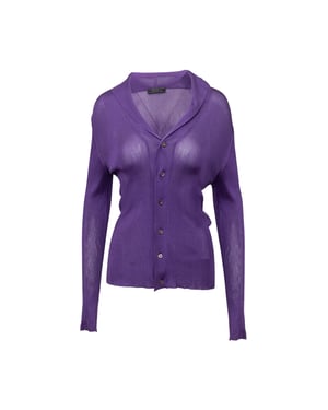 Prada zijden top met ribbels - jaren '10