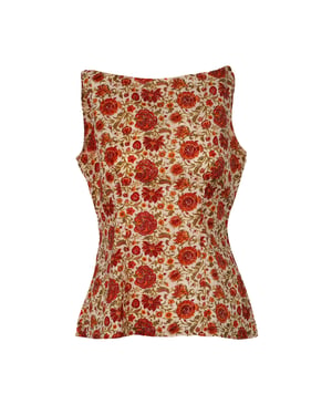 Isabel Marant zijden top met bloemenprint - jaren 2010