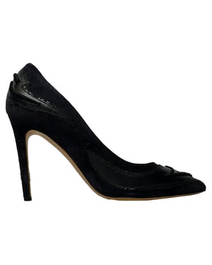 Isabel Marant Pointed Toe Pumps in Black Suede