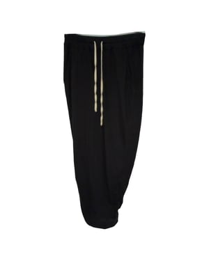 Rick Owens DRKSHDW Midi-rok met trekkoord en pilaarvormige details in zwart katoen