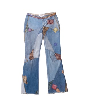 Roberto Cavalli Patchwork-jeans - 00-talet
