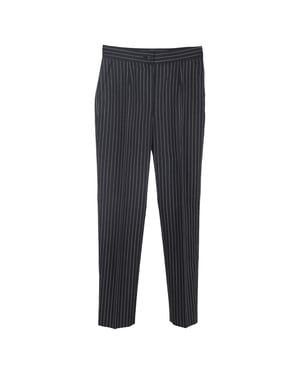 Dolce & Gabbana randiga byxor i svart ull
