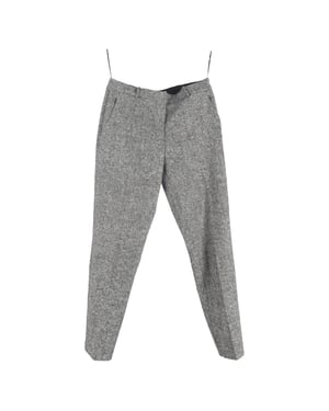 Stella McCartney Avsmalnande Byxor i Grå Ull