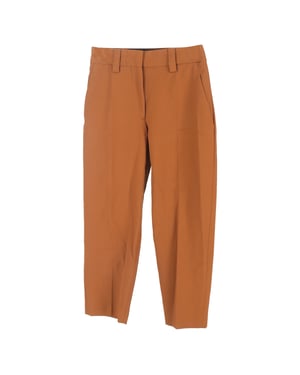 Acne Studios Skräddarsydda Byxor Med Hög Midja I Rostfri Polyester