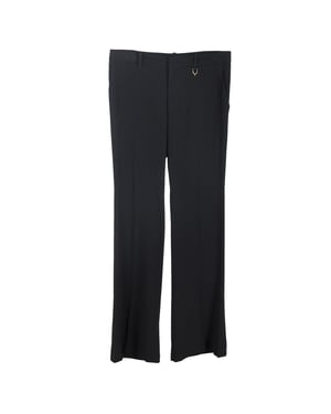 Gucci Crepe Byxor i Svart Polyester