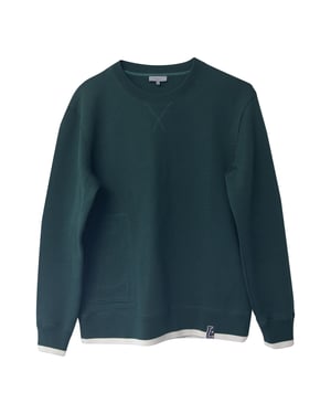 Lanvin trui met kettingsteek in groene wol