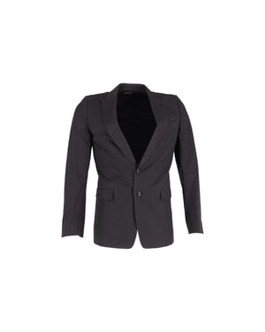 Dries Van Noten single-breasted blazer van zwarte wol
