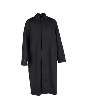 Balenciaga lång kappa i svart bomull