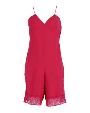 Maje Isadora Romper in roze polyester