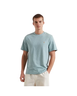 Farah Heren Logo Regular T-Shirt (Nevelgroen)