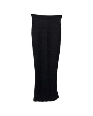 Rick Owens Porterville Pillar maxi-rok in zwart kasjmier