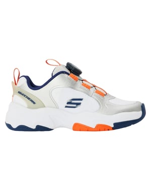 Skechers Retrotech-casualsportschoenen voor kinderen (Zilver/Multikleurig)