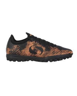 Sondico Blaze Astro Turf-sportschoenen voor kinderen (Zwart/Oranje)