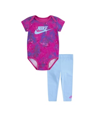 Girls Nike Aop Bs  And  Leg se in Aquarius Blue