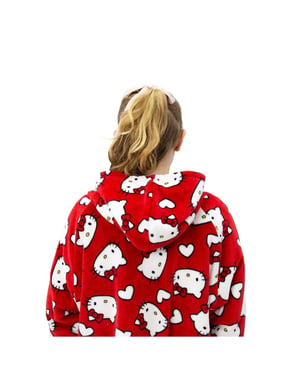 Girls Hello Kitty Lovehearts Fleece in Hello Kitty