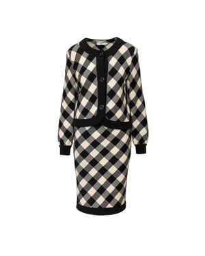 Valentino Studio Rutigt Ullset - 90-tal