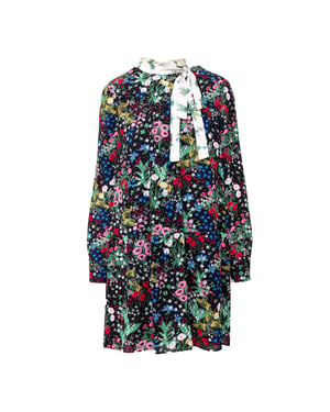 Valentino midi-jurk met bloemenprint - jaren 2010