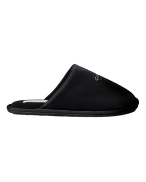 Calvin Klein Heren-mules met logo-opdruk (Drievoudig zwart)