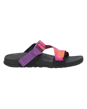 Chaco Tie-dye-slippers voor dames met lage schacht (Glow Orange)